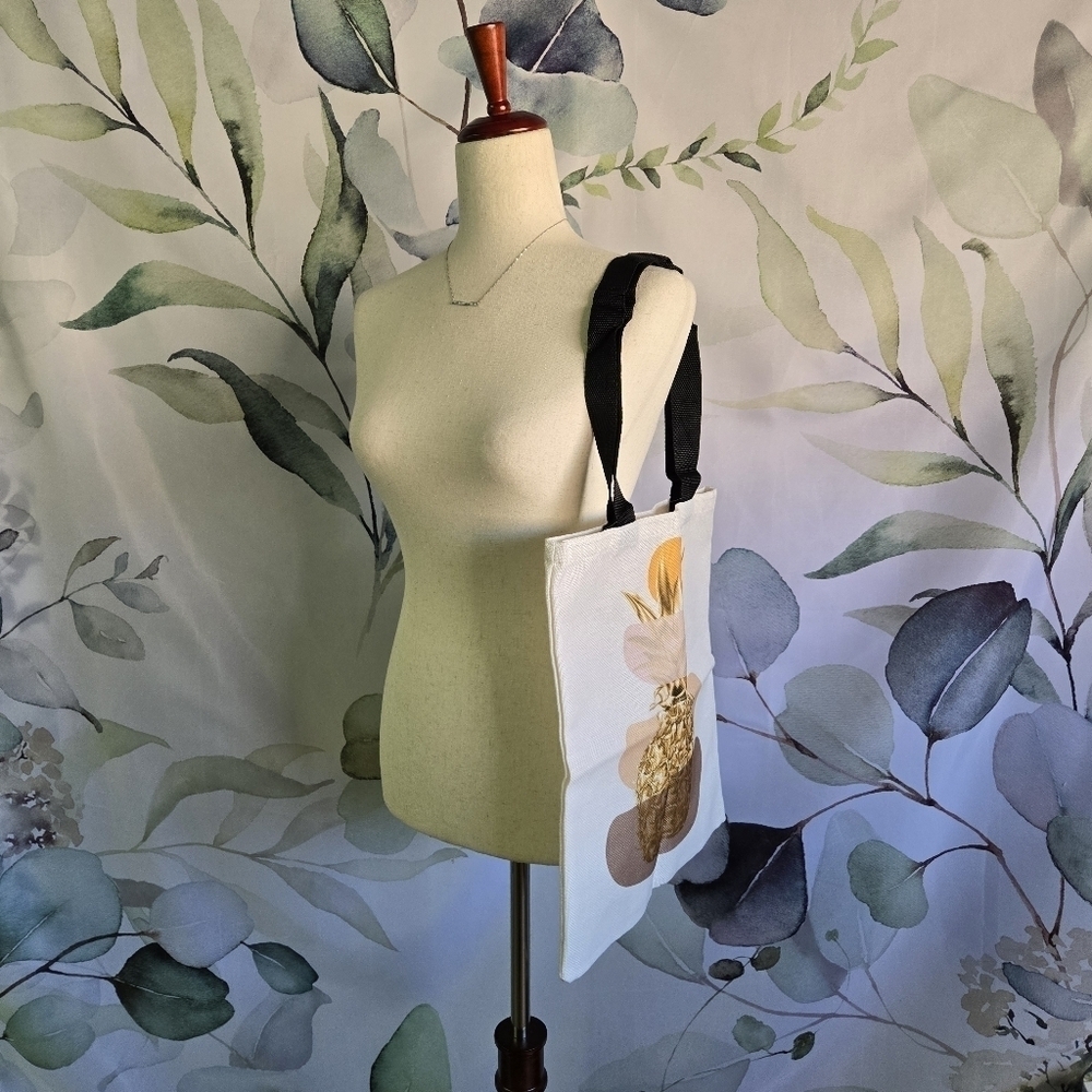 🆑️Large Golden Pineapple Tote Bag - Picture 2 of 5